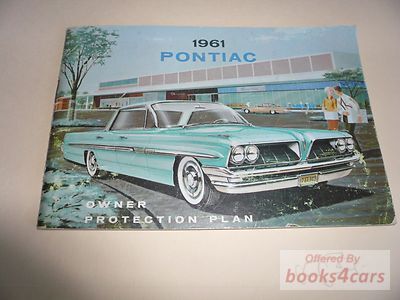 view cover of 1961 Owner Protection Plan by Pontiac & Tempest