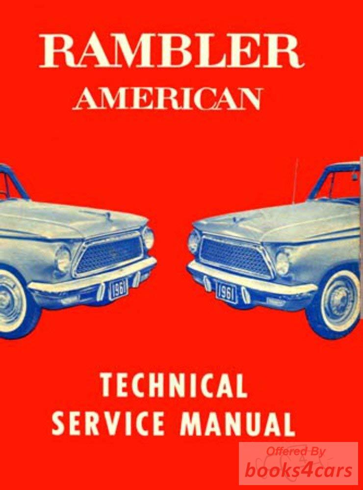 view cover of 1961 American Shop Service Repair Manual by AMC Rambler