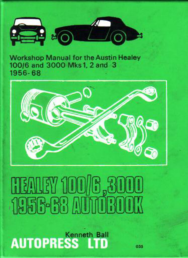 view cover of 1956-1968 Austin Healey 100/6 & 3000 Mks 1, 2 & 3 Shop Service Repair Manual by Autobooks