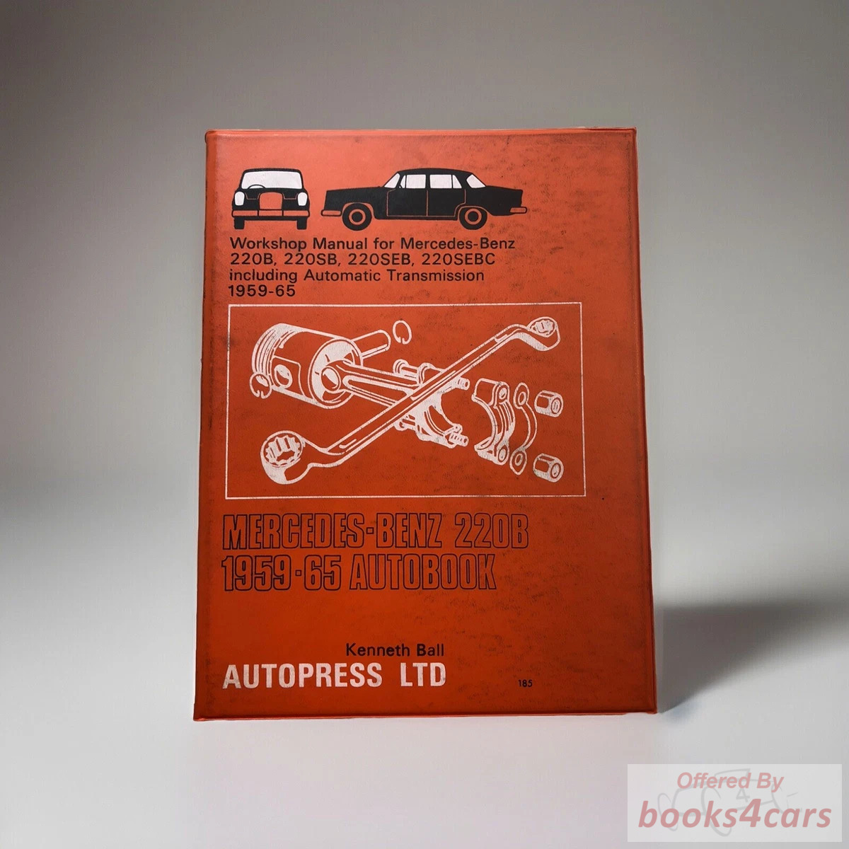 view cover of 1959-1965 Mercedes 220B Shop Service Repair Manual by Autobooks 220B 220SB 220SEB 220SEBC including automatic transmission