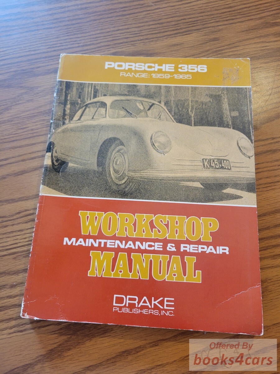 view cover of 1959-1965 Porsche 356 Shop Manual By Drake