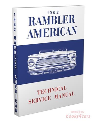 view cover of 1962 American Shop Repair Technical Service manual by Rambler
