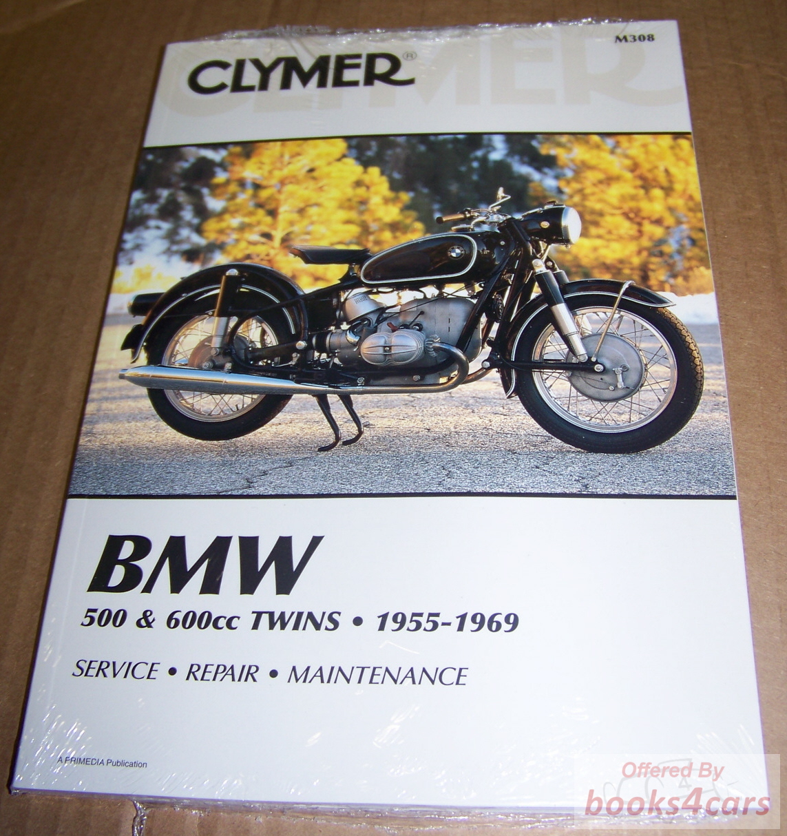 view cover of 1955-1969 BMW 500 & 600cc Twins Shop Service Repair Manual, 160 pages by Clymer