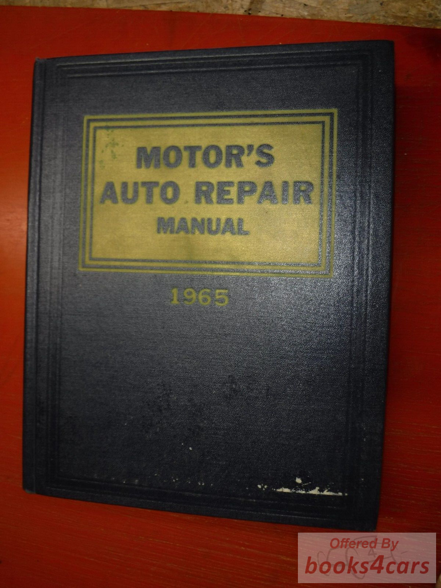 view cover of 1958-1965 MOTOR'S Domestic Auto Repair Manual