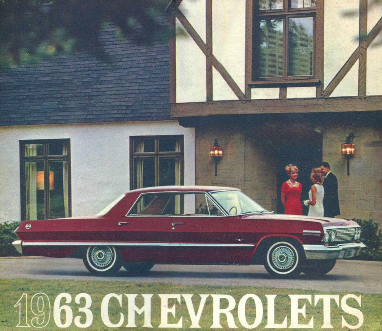 view cover of 1963 Chevrolet Dealer Album for all 1963 Models including Impala Bel Air Biscayne Chevy II Nova Corvair & Corvette