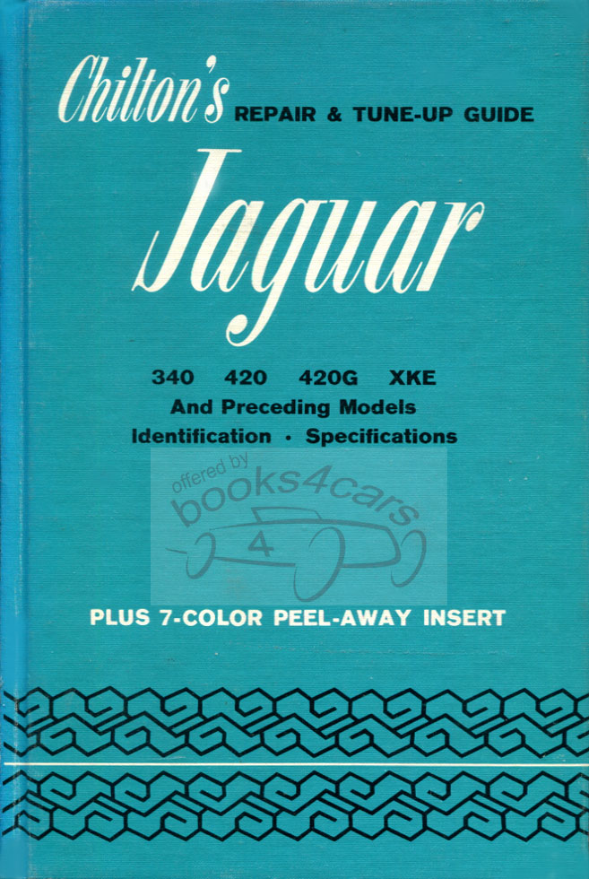 view cover of 1954-1969 Jaguar Shop Service Repair Manual by Chiltons