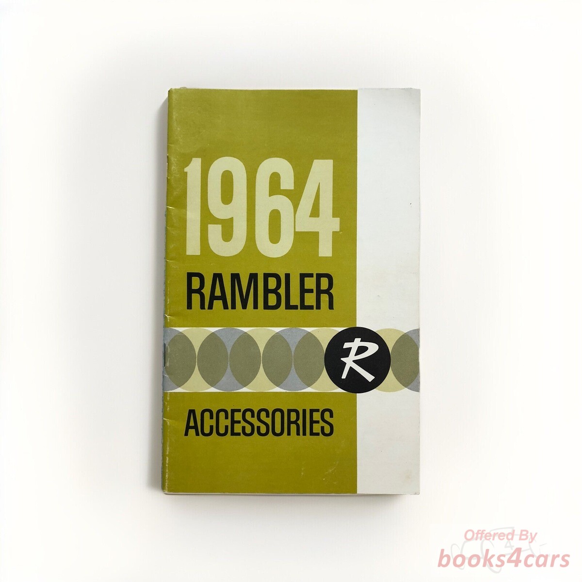 view cover of 1964 Accessories Manual for Rambler & AMC