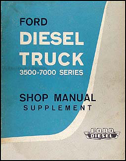 view cover of 1964 Diesel Truck Shop manual supplement, Series 3500-7000