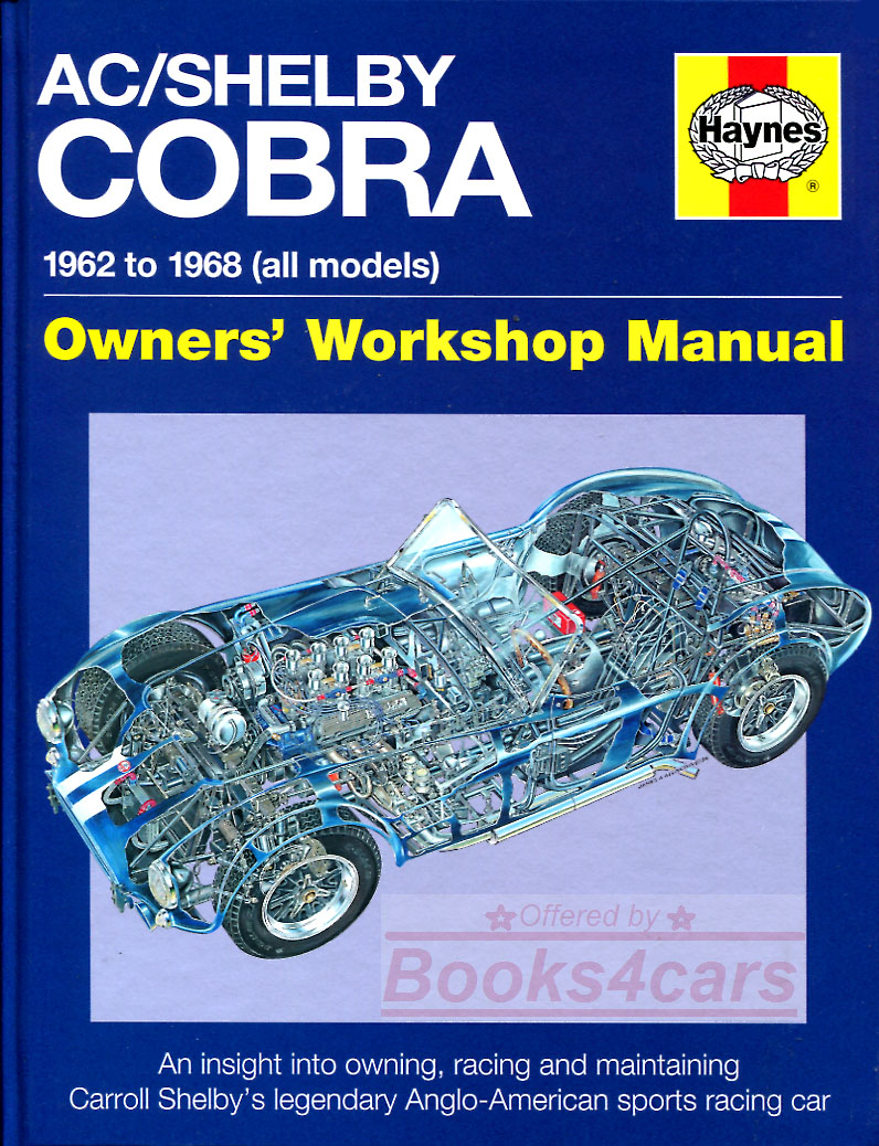 view cover of Cobra Owners Workshop Manual by Haynes