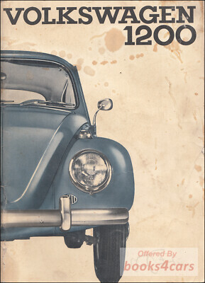 view cover of 1965 1200 Beetle Owners Manual by Volkswagen VW