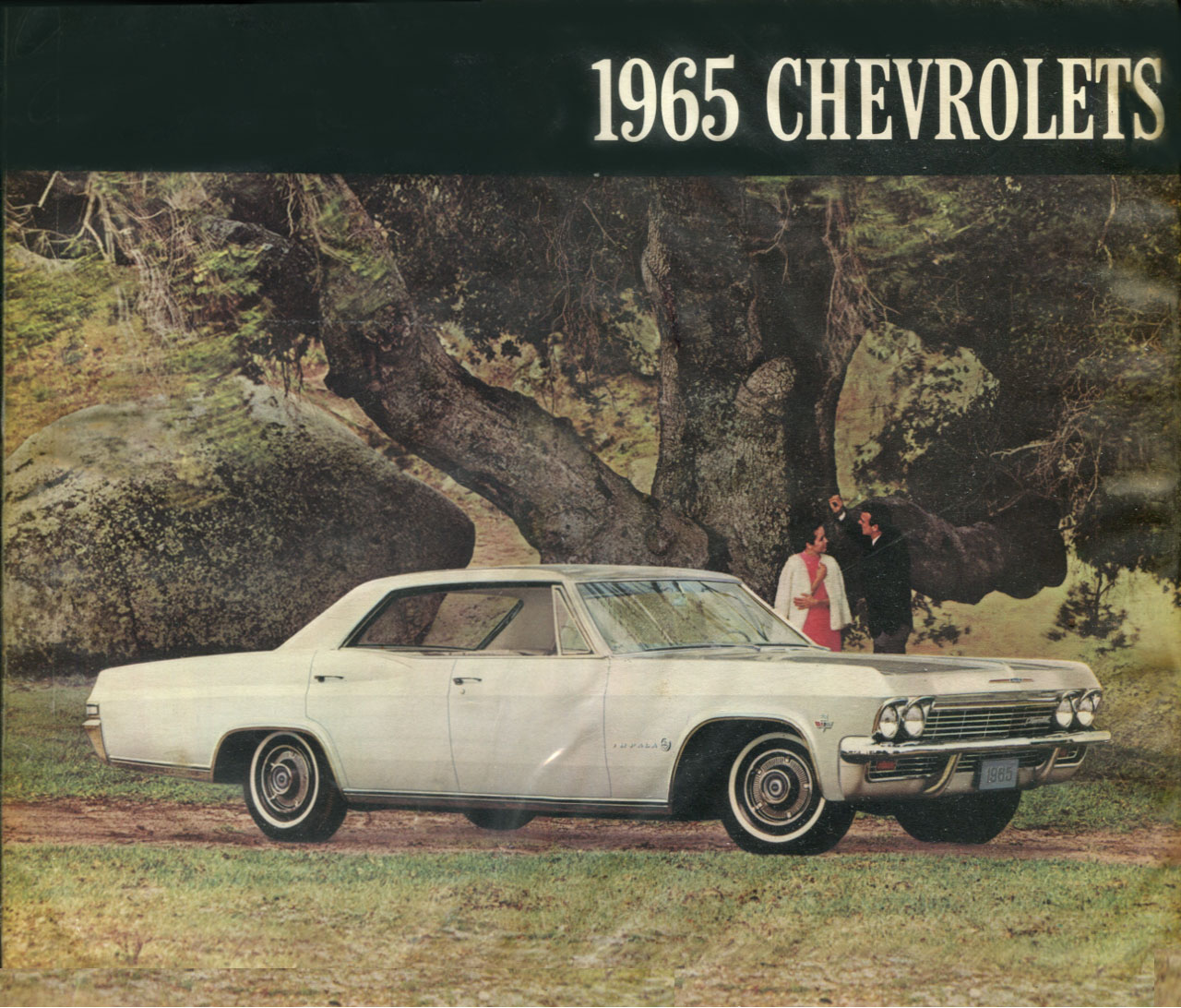 view cover of 1965 Chevrolet Dealer Album for all 1965 Models including Chevelle Chevy II Corvair & Corvette