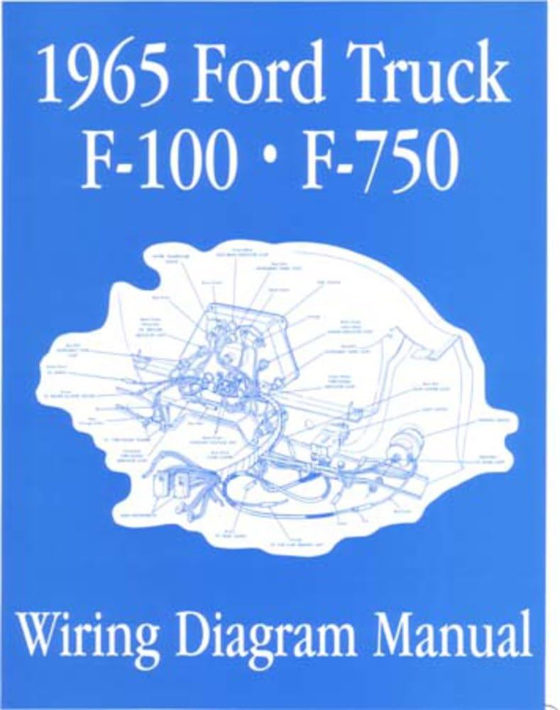 view cover of 1965 Truck wiring diagram by Ford for F100 to F750