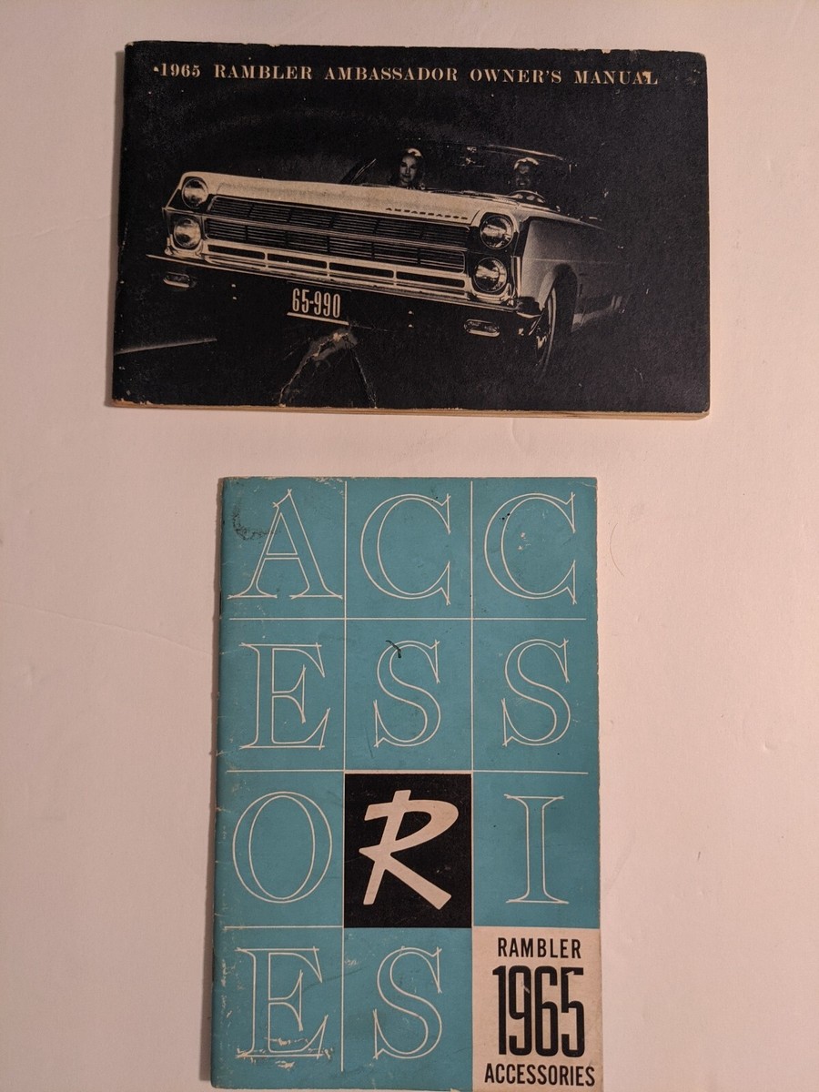 view cover of 1965 Rambler Accessories manual by AMC