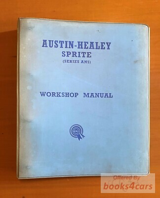 view cover of Sprite Service manual by Austin Healey, series AN5
