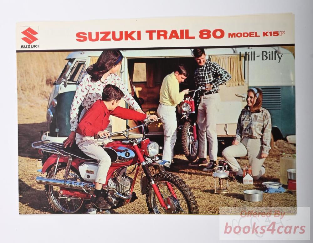 view cover of Trail 80 model K15P Owners Manual by Suzuki