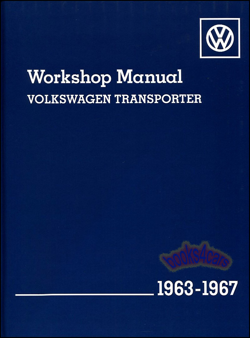 view cover of 1963-1967 VW Bus Transporter Shop Service Repair Manual 918 pgs by Volkswagen VW#LPV 800 135