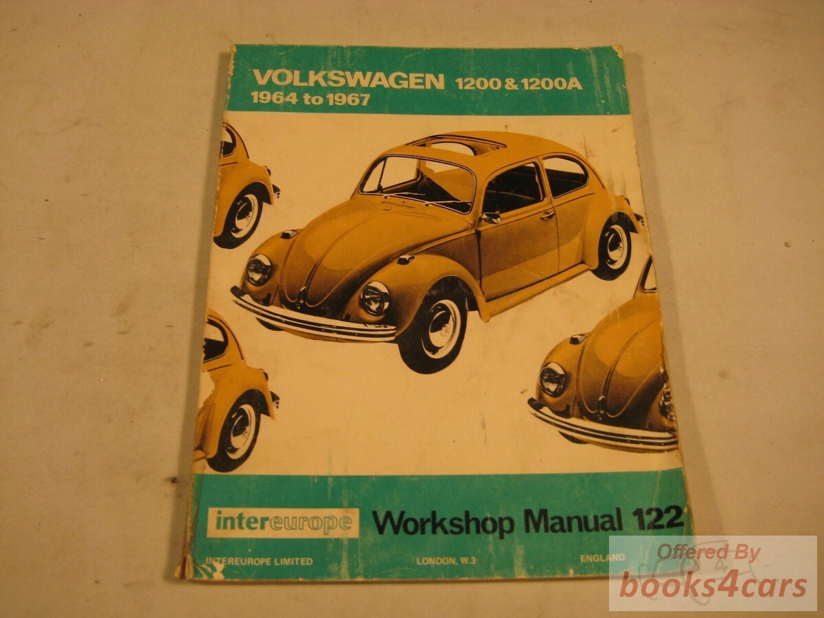 view cover of 1964-1967 Volkswagen 1200 & 1200A Shop Service Repair Manual by Intereurope