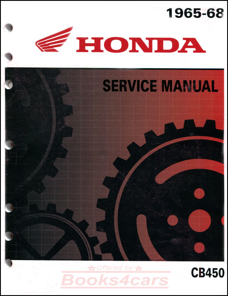 view cover of 1965-1968 450 Super Sports CB450 Shop Service Repair Manual by Honda