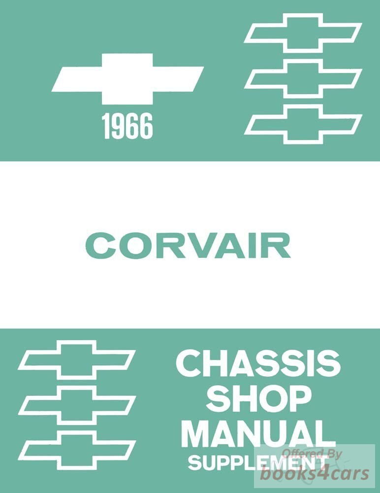 view cover of 1966 Corvair Shop Service Repair Manual Supplement by Chevrolet