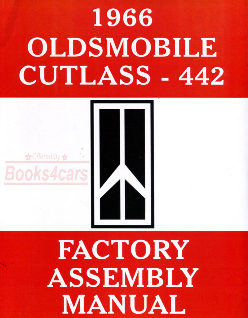view cover of 1966 Cutlass 442 Assembly manual by Oldsmobile.