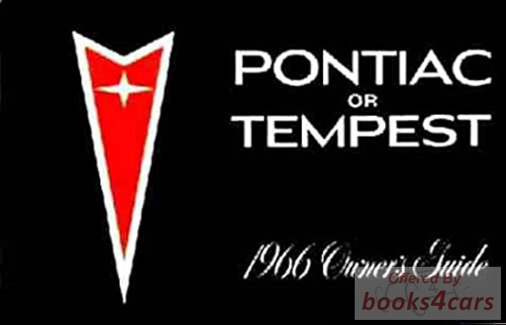 view cover of 1966 Owners Manual GTO Tempest Catalina Star Chief Bonneville Grand Prix by Pontiac