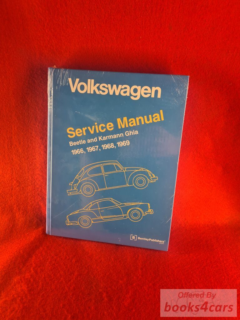 view cover of 1966-1969 Beetle & Karmann Ghia Official VW Shop Service Repair Manual 473 pages by Volkswagen & Robert Bentley