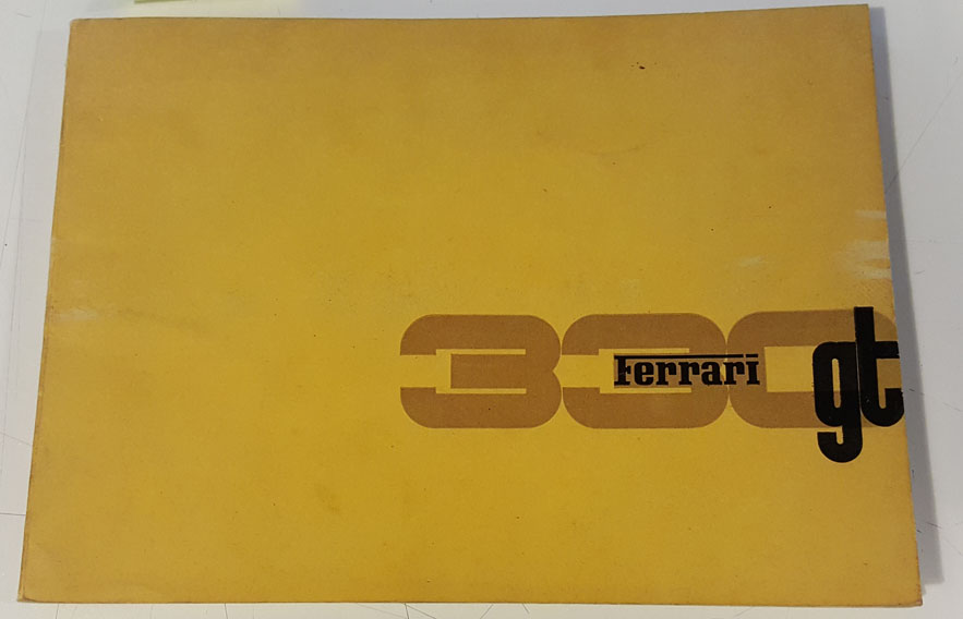 view cover of 330 GT Parts Manual by Ferrari for 330GT
