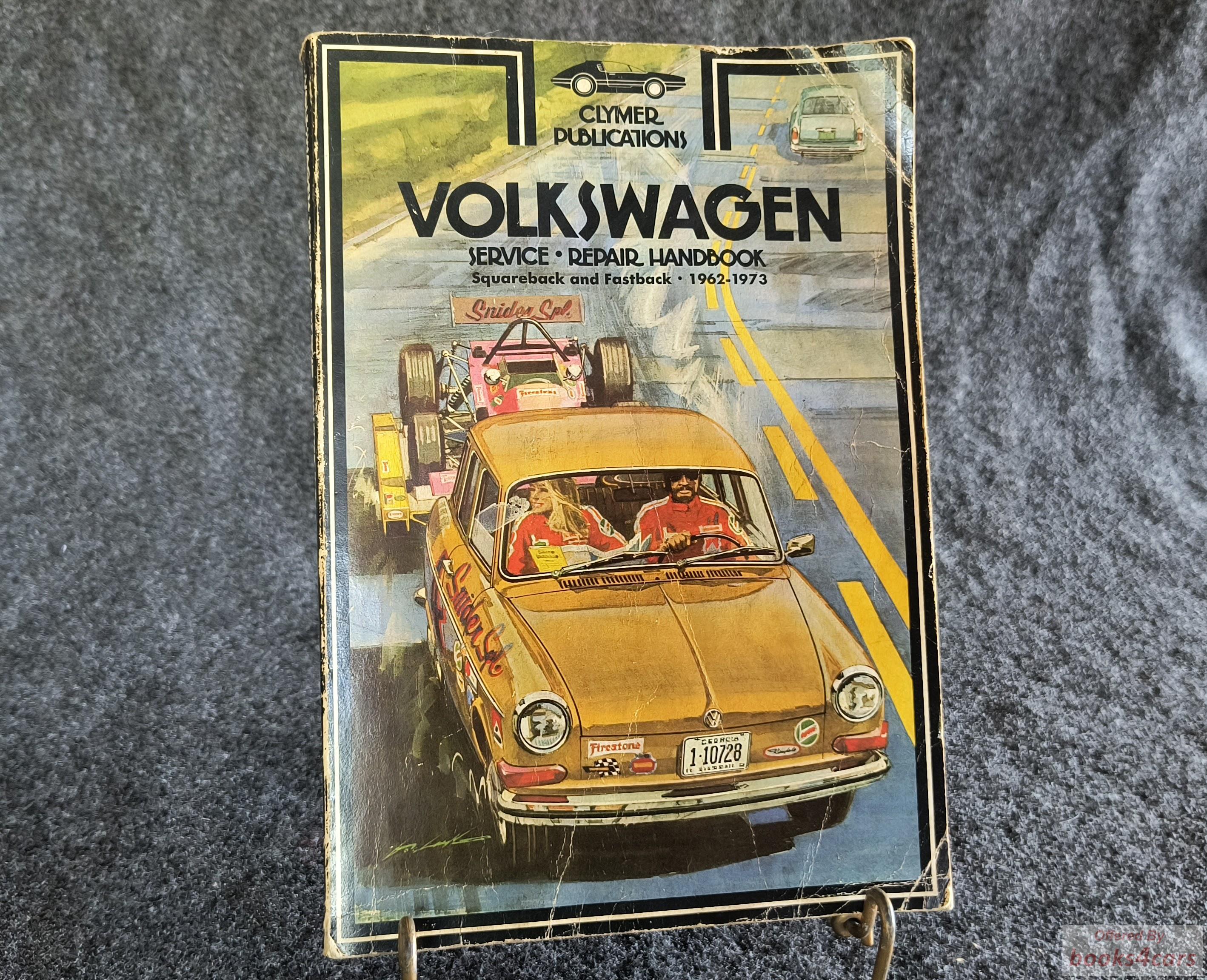 view cover of 1962-1973 VW Volkswagen Type 3 Squareback Fastback Station Wagon 1600 Shop Service Repair Manual by Clymer