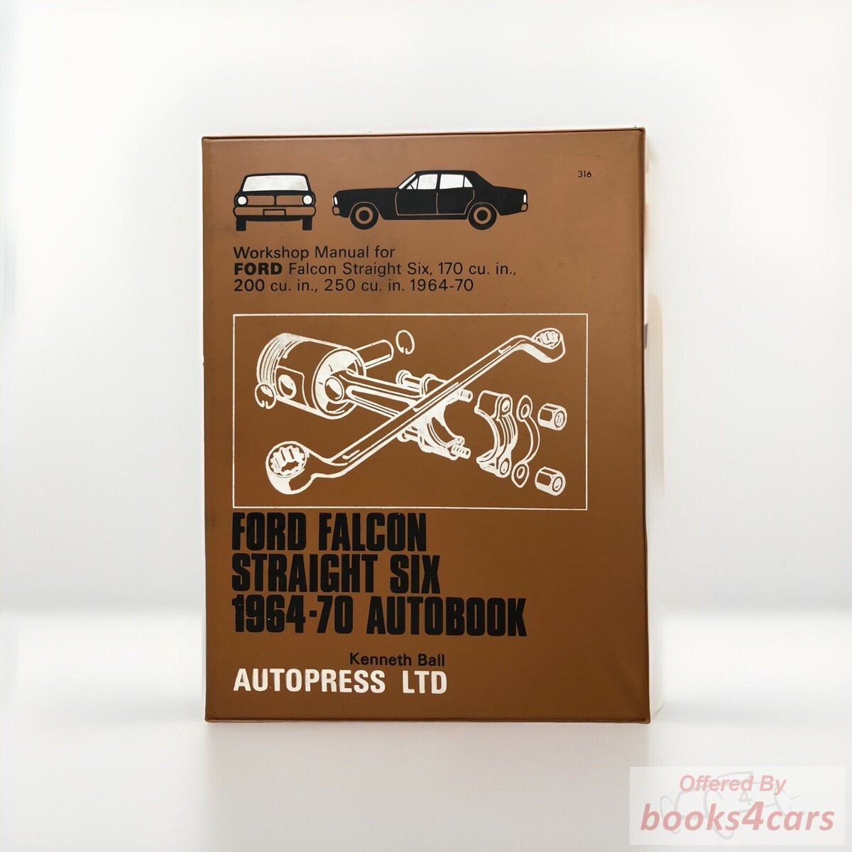 view cover of 1964-1970 Ford Falcon Shop Manual by Autobooks for all 6 cyl models