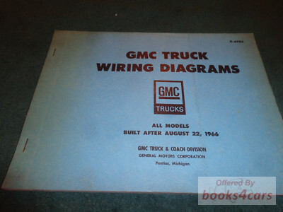 view cover of 1967 GMC Wiring Diagram Manual by GMC Truck