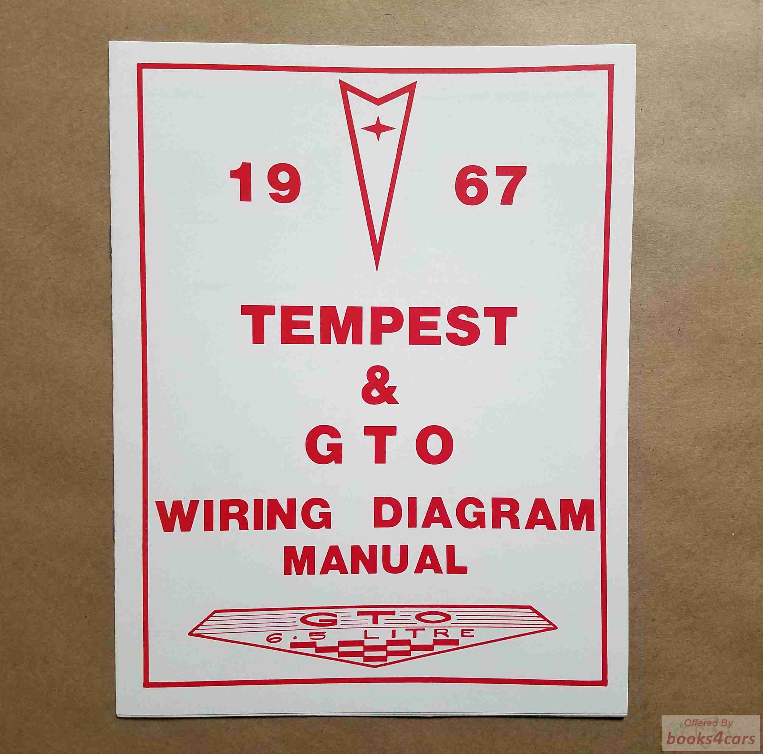 view cover of 1967 GTO Tempest Wiring diagrams by Pontiac