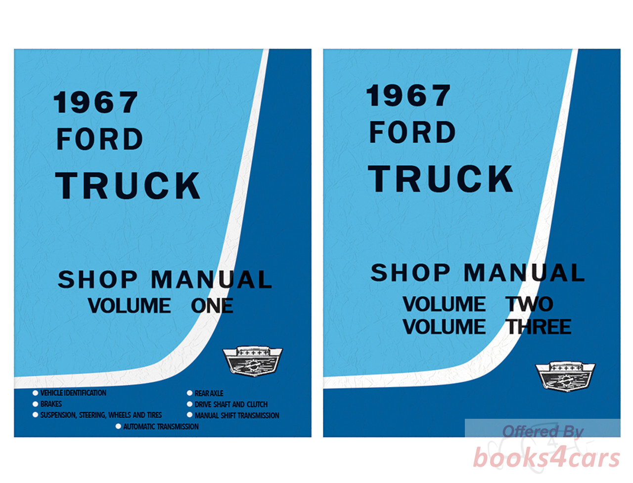 view cover of 1967 Shop Service Repair Manual volume #2 by Ford Truck covering Engine Ignition Fuel Exhaust & Cooling F100 F150 F250 F350