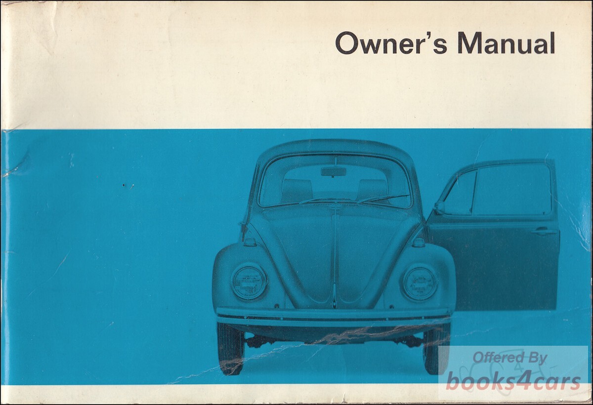 view cover of 1967 Volkswagen Beetle Owners Manual by VW