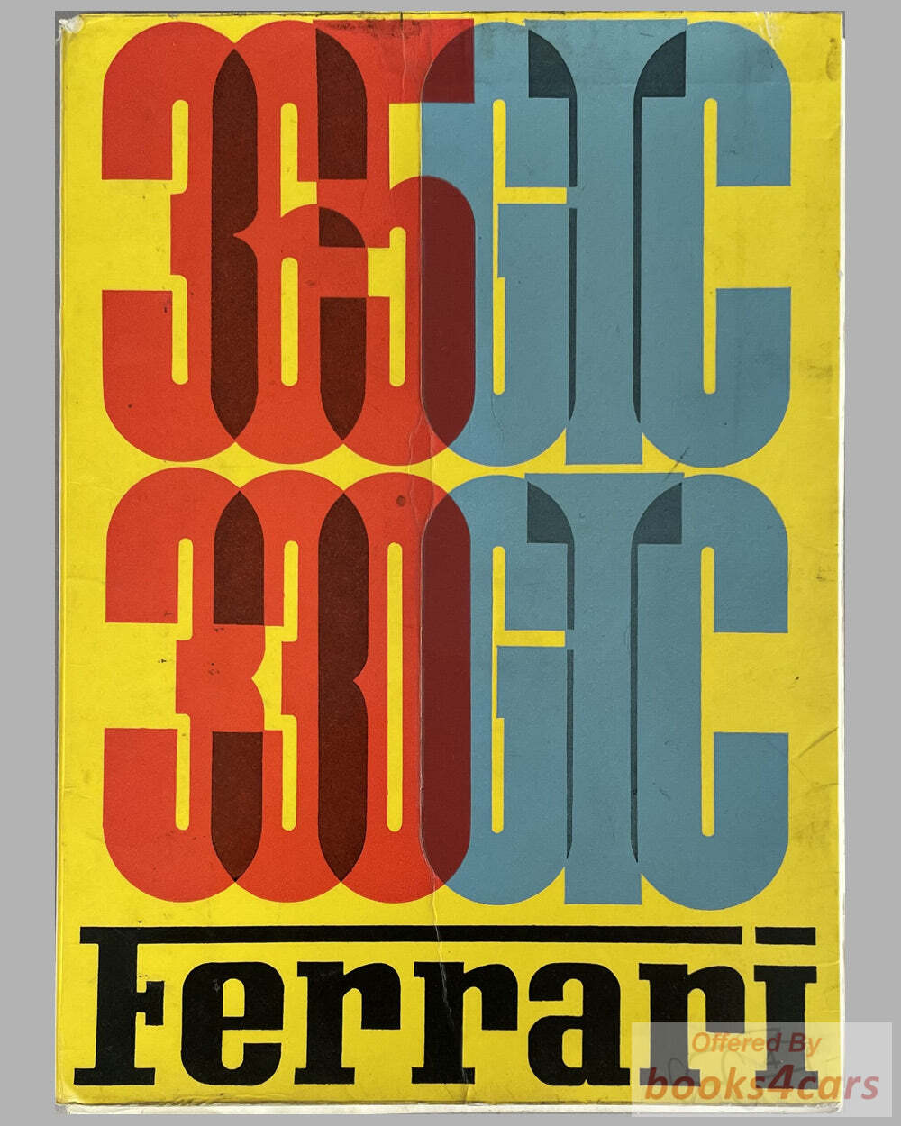 view cover of Owners Manual by Ferrari for 330GTC & 365GTC