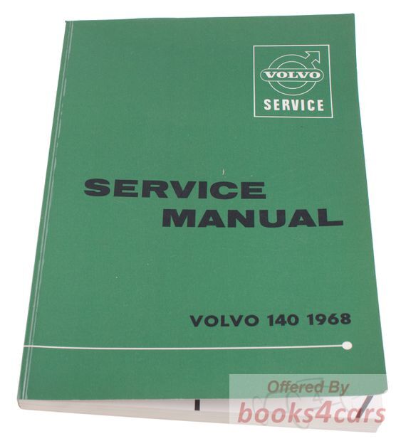 view cover of 1968 164 Service manual by Volvo.