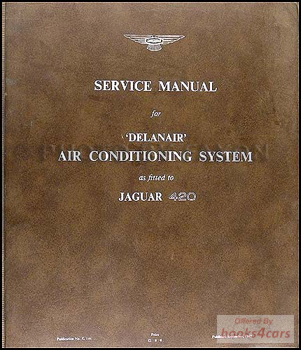 view cover of 420 Air Conditioning service Manual by Jaguar