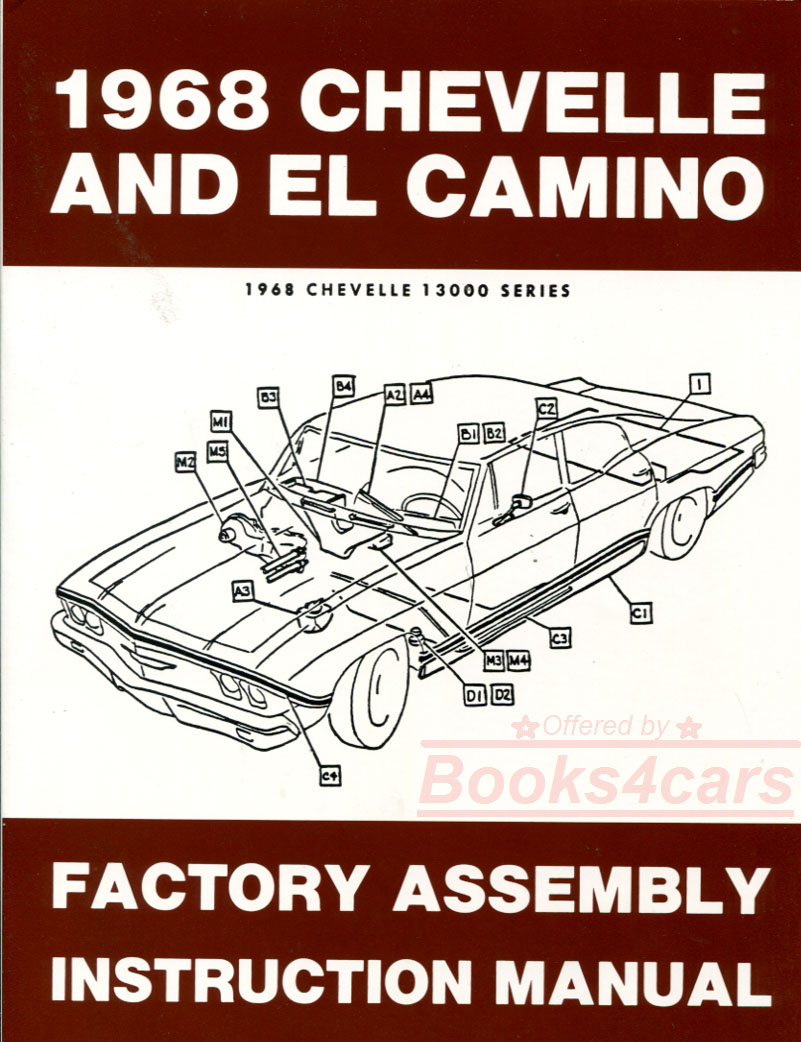 view cover of 1968 assembly manual Chevelle & El Camino by Chevrolet