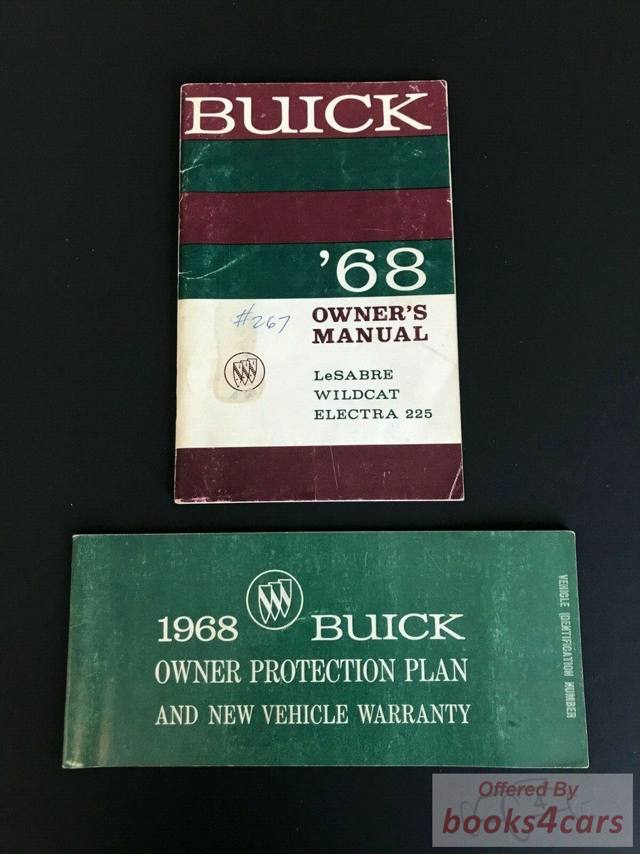 view cover of 1968 LeSabre Wildcat & Electra 225 Owners Manual by Buick