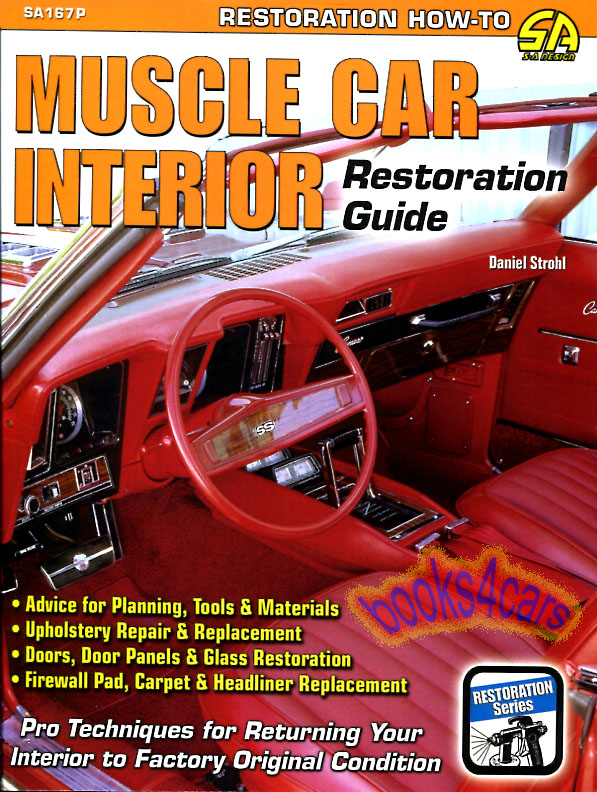 view cover of Muscle Car Interior Restoration 160 pgs by D. Strohl
