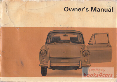 view cover of 1968 Owners Manual Type 3 Fastback Squareback by Volkswagen