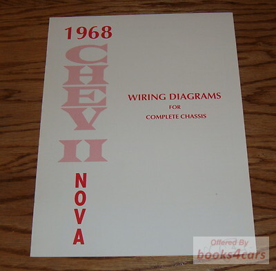 view cover of 1968 Chevy Chevy II Nova Wiring Diagram by Chevrolet