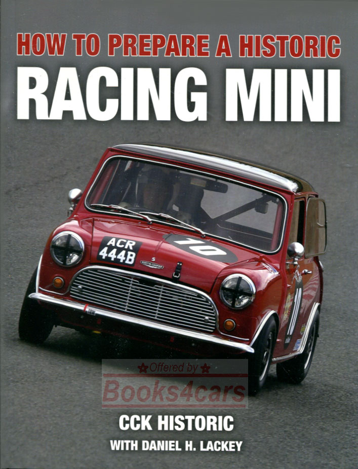 view cover of Racing Mini How to Prepare a Historic Racing Mini by D Lackey 175 pgs w/250 color photos