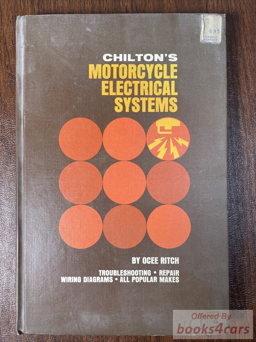 view cover of Electrical System repair manual for all motorcycles, by Chilton's published in 1969