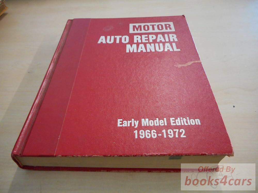 view cover of 1966-1972 MOTOR'S Domestic Auto Repair Manual