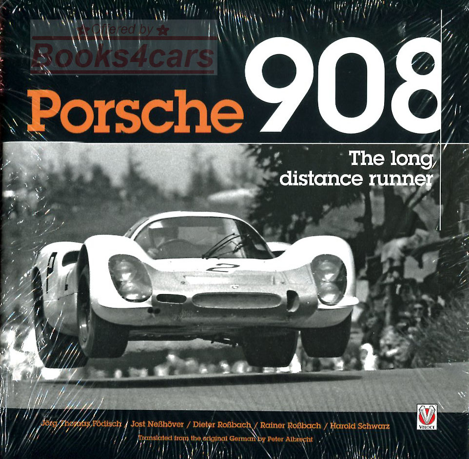 view cover of Porsche 908 long distance runner 240pgs hardcover by Roabach & Schwarz