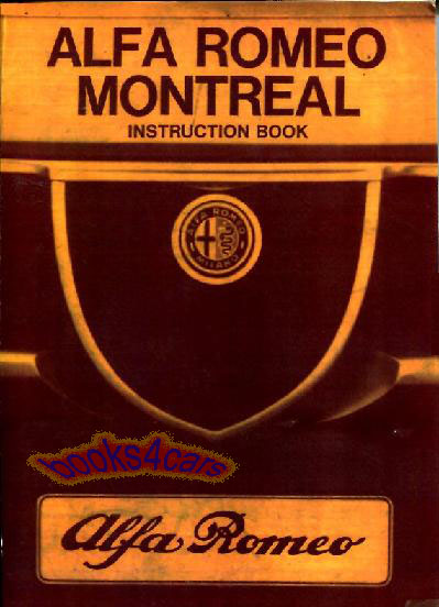 view cover of Montreal owners manual by Alfa Romeo