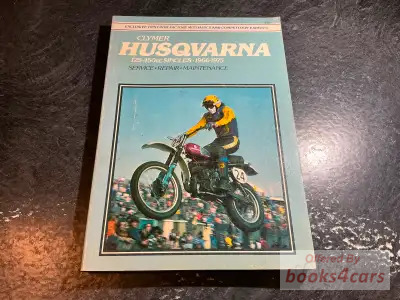 view cover of 1966-75 Husqvarna 125-450cc Shop Service Repair Manual by Clymer