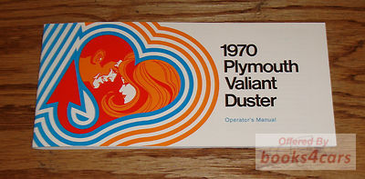 view cover of 1970 Valiant Duster Owners Manual by Plymouth.