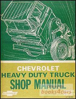 view cover of 1970 Heavy Duty Truck Shop Service Repair Manual by Chevrolet series 70-90 also used for 1971 1972