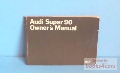 view cover of 1970 Audi Super 90 Owners Manual